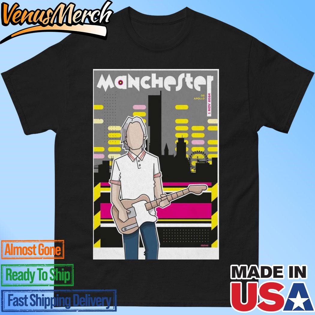 Official Paul Weller Tour November 1 2024 Manchester, UK, O2 Apollo Manchester Poster Shirt