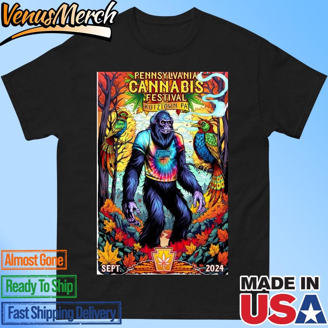 Official Pennsylvania Cannabis Fest Sept 2024 Live At Kutztown PA Event Poster Shirt