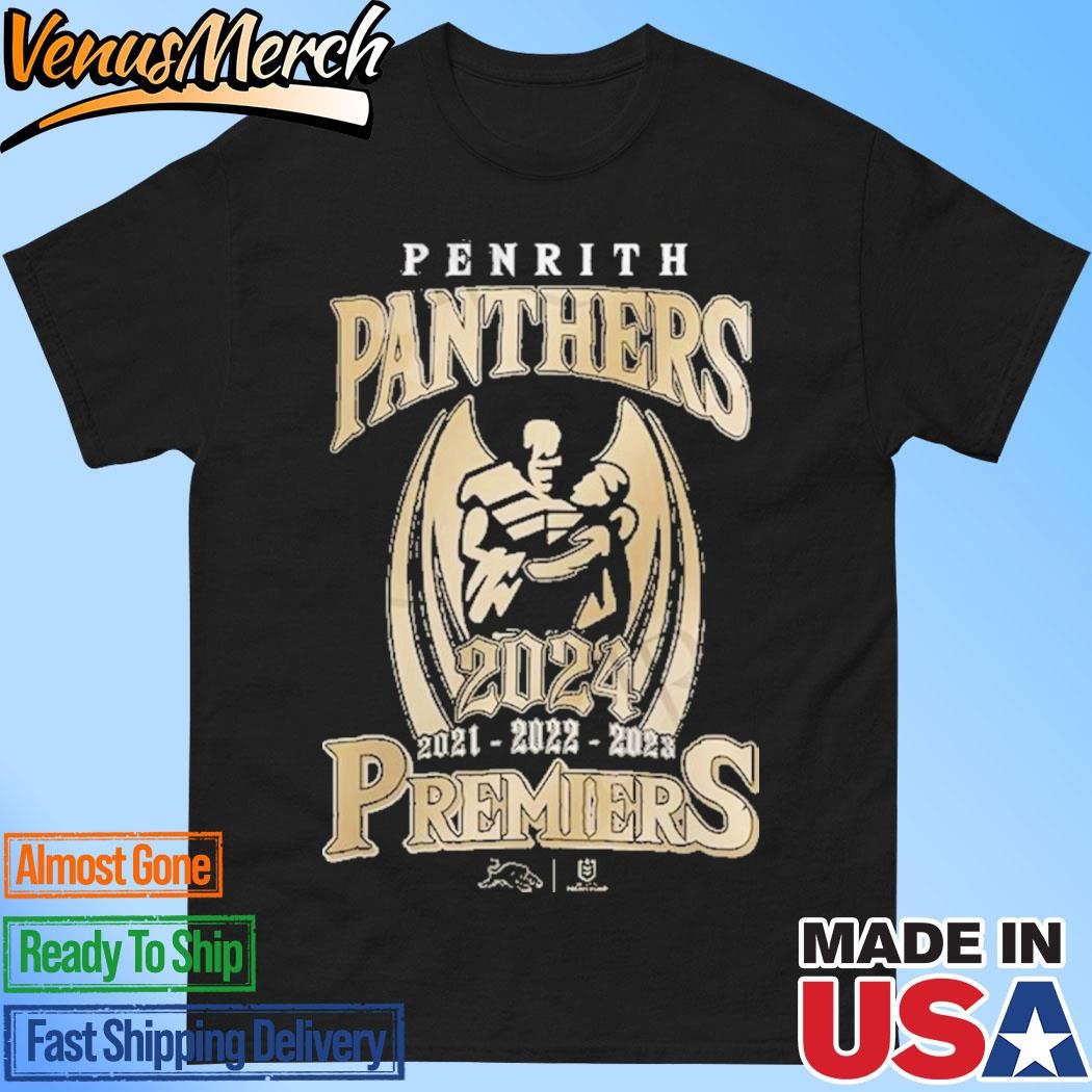 Official Penrith Panthers 2021 2022 2023 2024 Premiers Back To Back To Back To Back Shirt