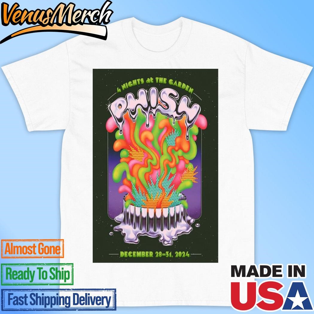 Official Phish Dec 28-31 2024 2 Pennsylvania Plaza New York, NY Event Poster Shirt