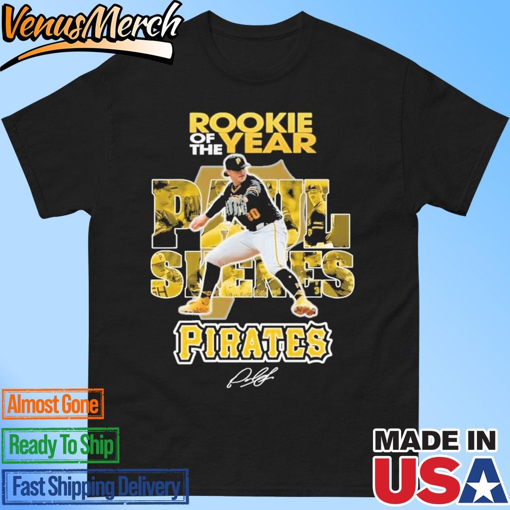 Official Pittsburgh Pirates Paul Skenes Rookie Of The Year 2024 T-Shirt