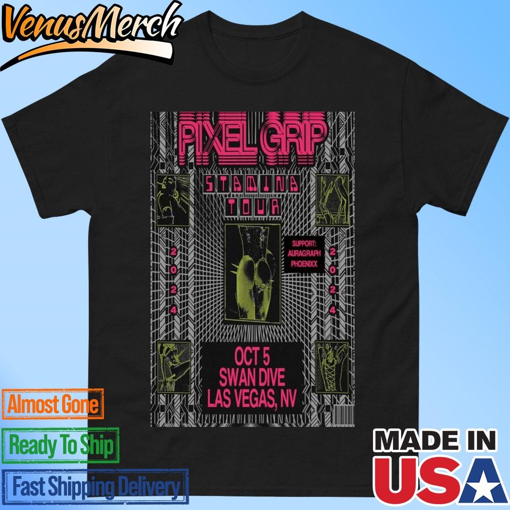 Official Pixel Grip Las Vegas Nv Oct 5 2024 Poster Swan Dive Tour Shirt