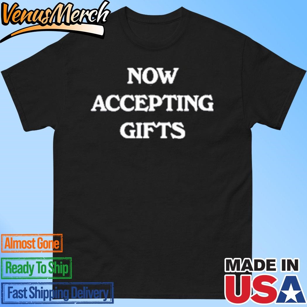 Official Poog Now Accepting Gifts Shirt