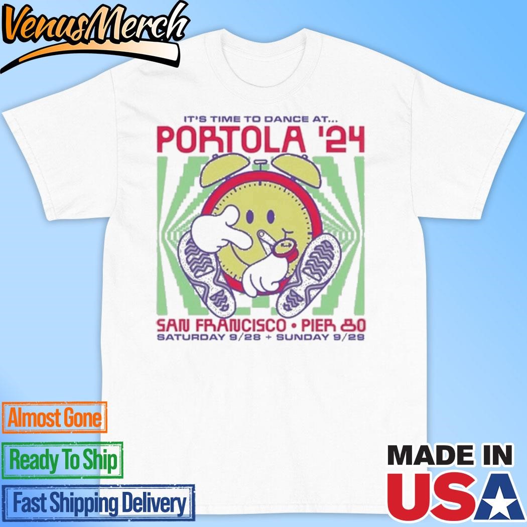 Official Portola Sept 28 & 29, 2024 Pier 80 San Francisco T-Shirt