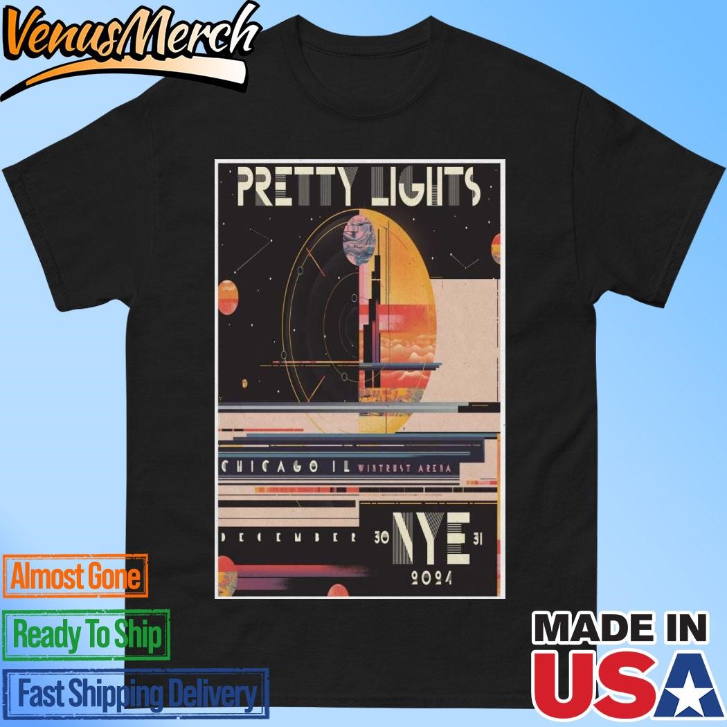 Official Pretty Lights December 30-31 2024 Wintrust Arena, Chicago IL Tour Poster Shirt