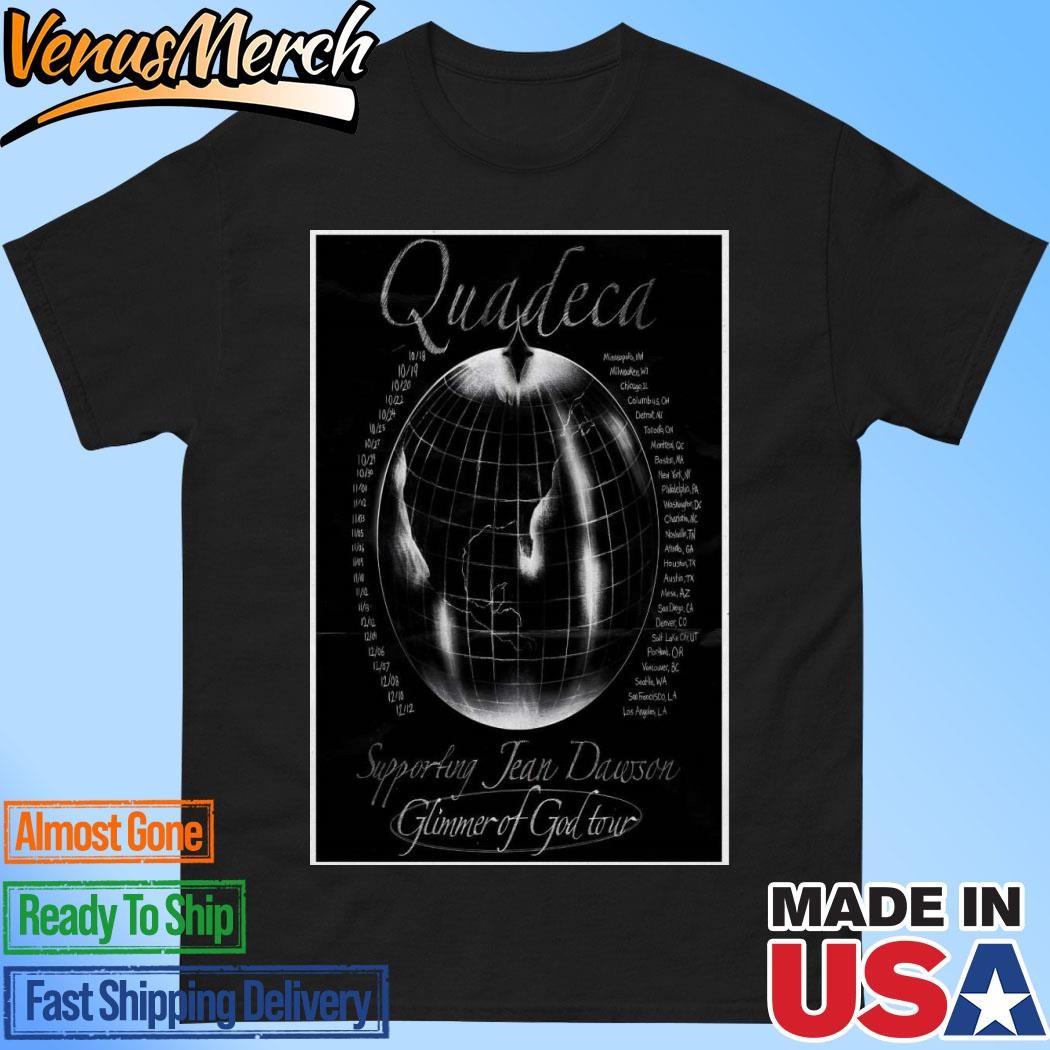 Official Quadeca 2024 Glimmer Of God Tour Poster Shirt