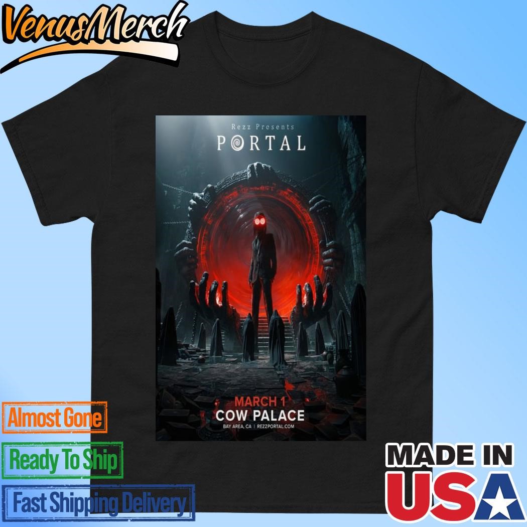 Official REZZ Cow Palace Bay Area, CA March 1, 2025 Tour Poster Shirt