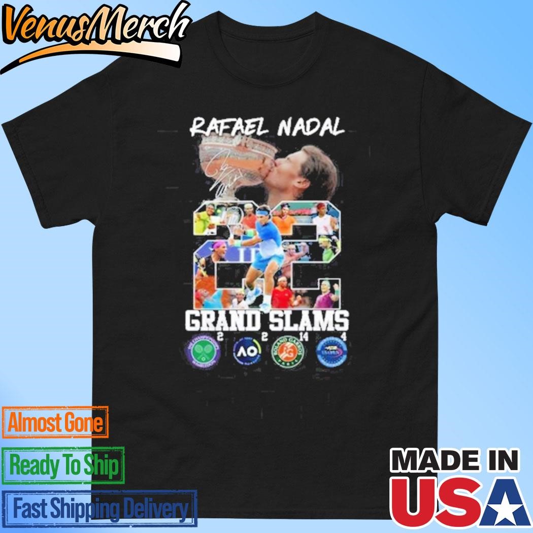 Official Rafael Nadal – Grand Slams Signature Unisex T-Shirt