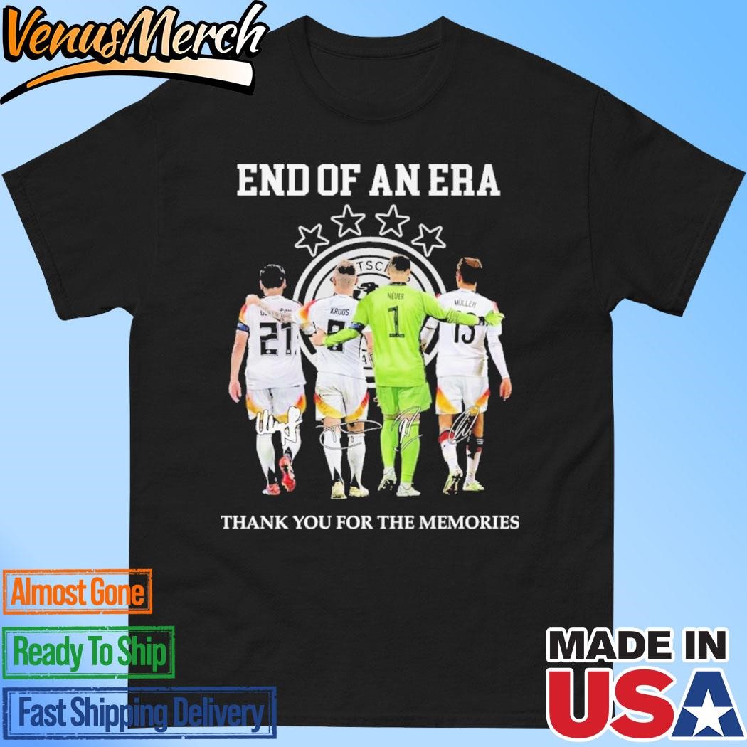 Official Real Madrid End Of An Era Thank You For The Memories T-Shirt