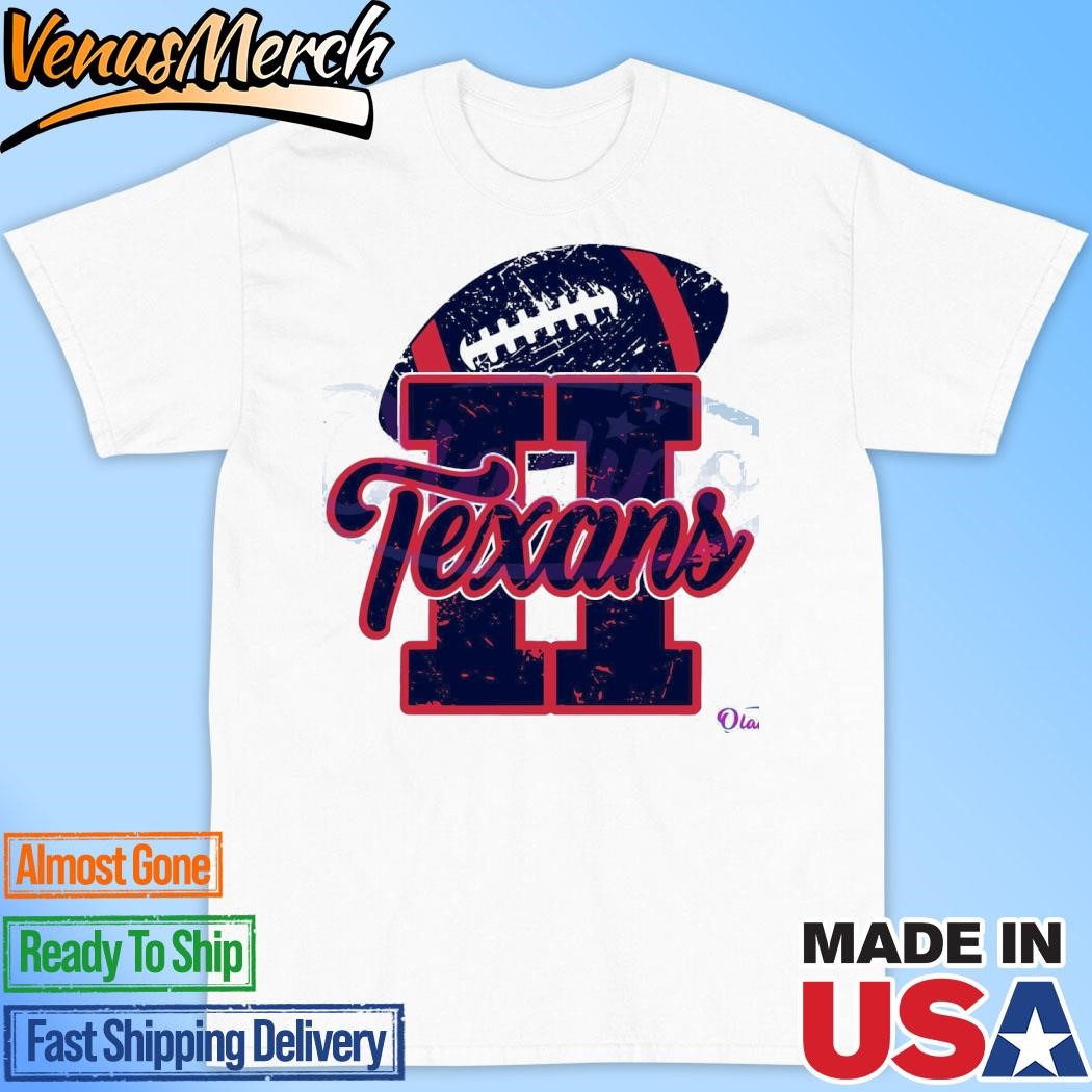 Official Retro Vintage Houston Texans Football Fans Shirt