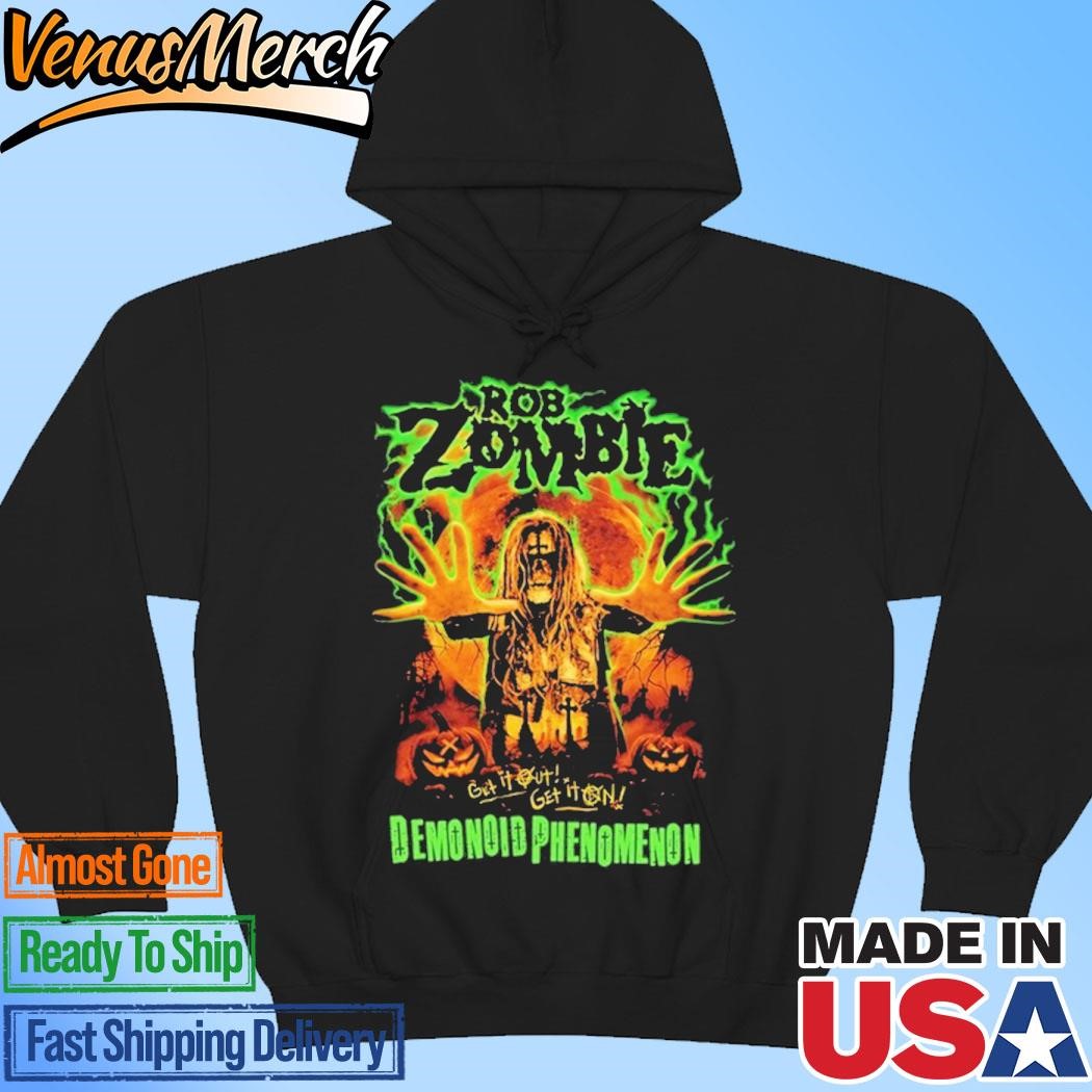 Official Rob Zombie Demonoid Graveyard Hoodie