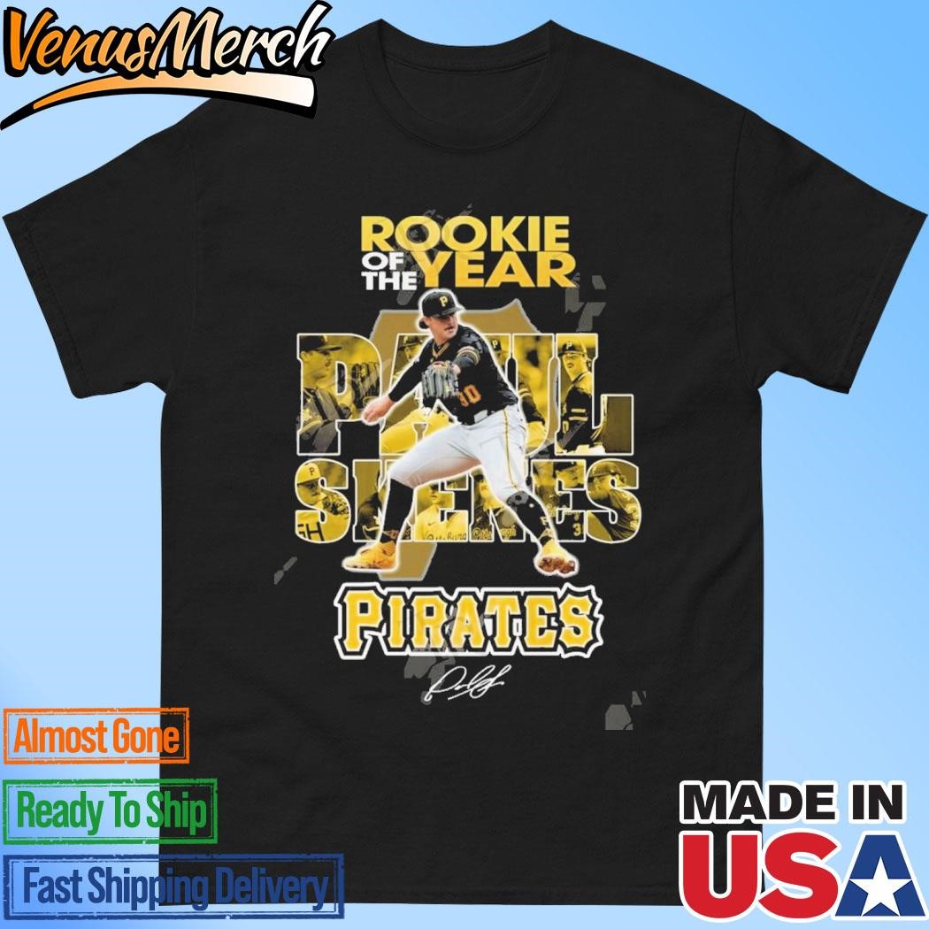 Official Rookie Of The Year Paul Skenes Pirates T-Shirt