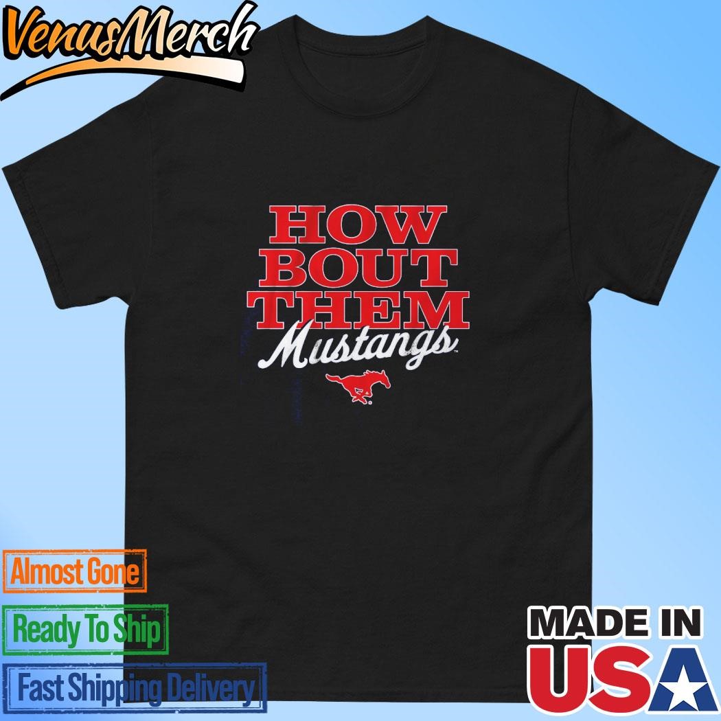 Official SMU Football How Bout Them Mustangs Shirt