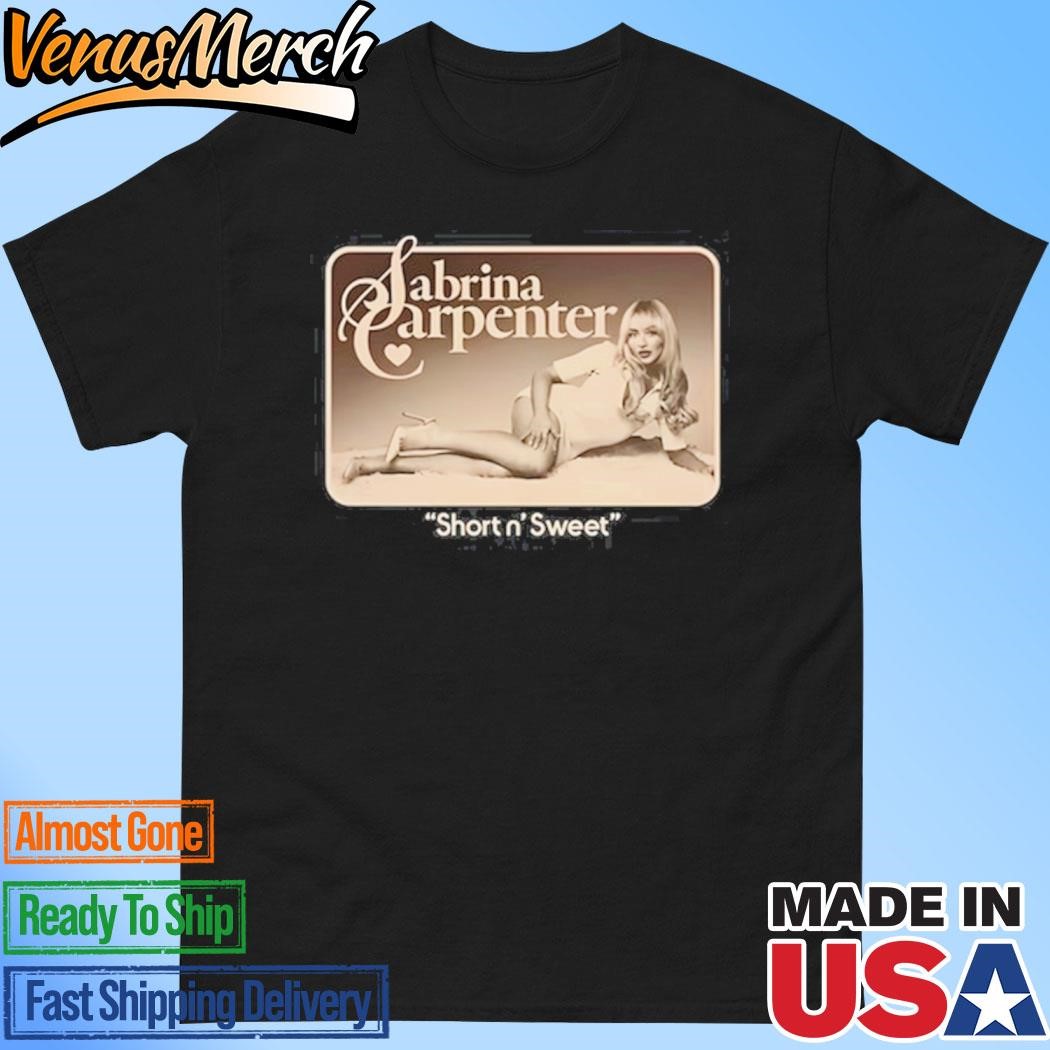 Official Sabrina Carpenter Short n' Sweet Tour Dates Shirt