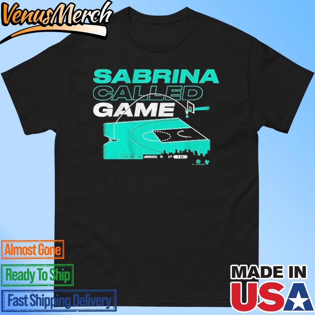 Official Sabrina Ionescu Called Game from the Logo Shirt