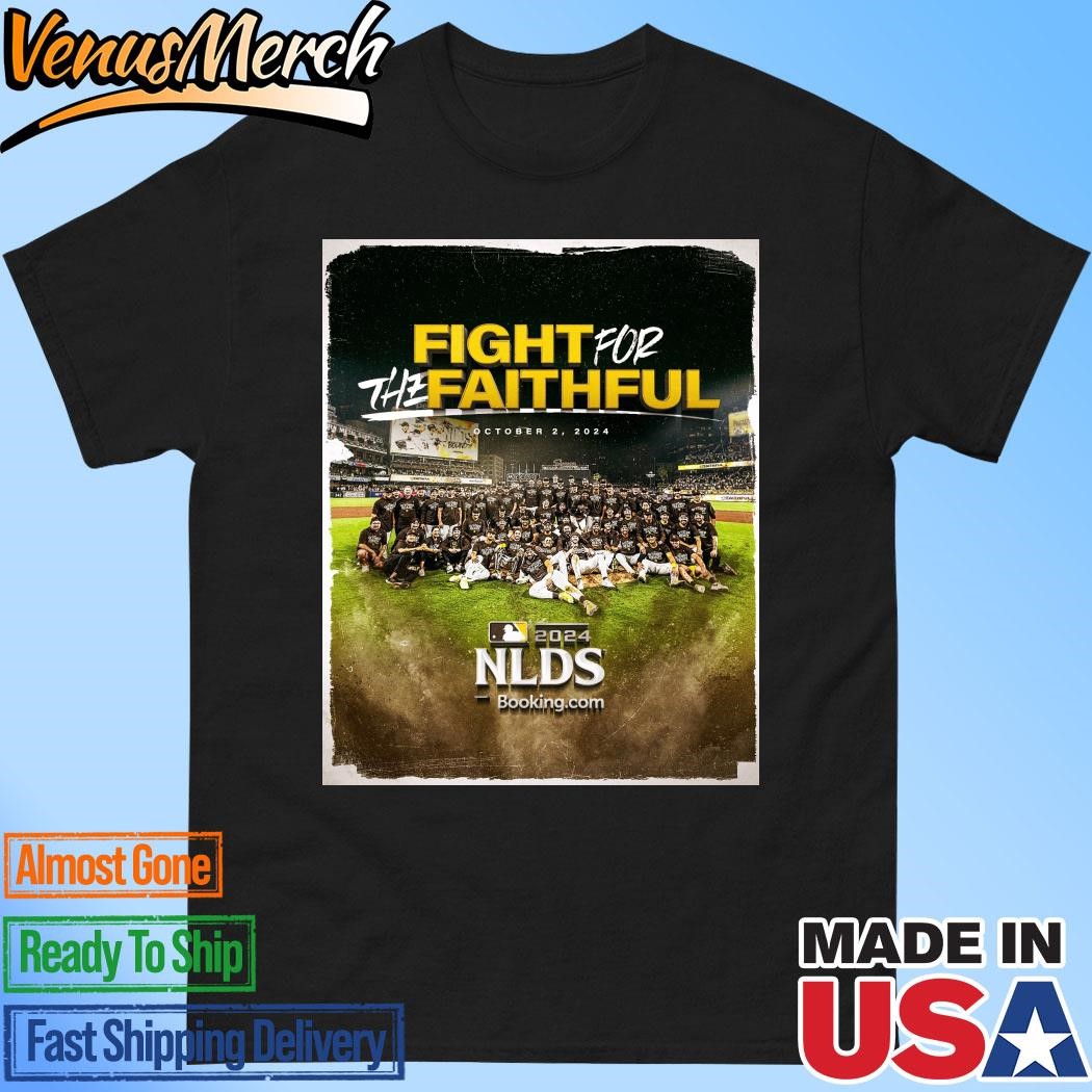 Official San Diego Padres Fight For The Faithful Team Photo NLCS MLB On October 2 2024 Shirt