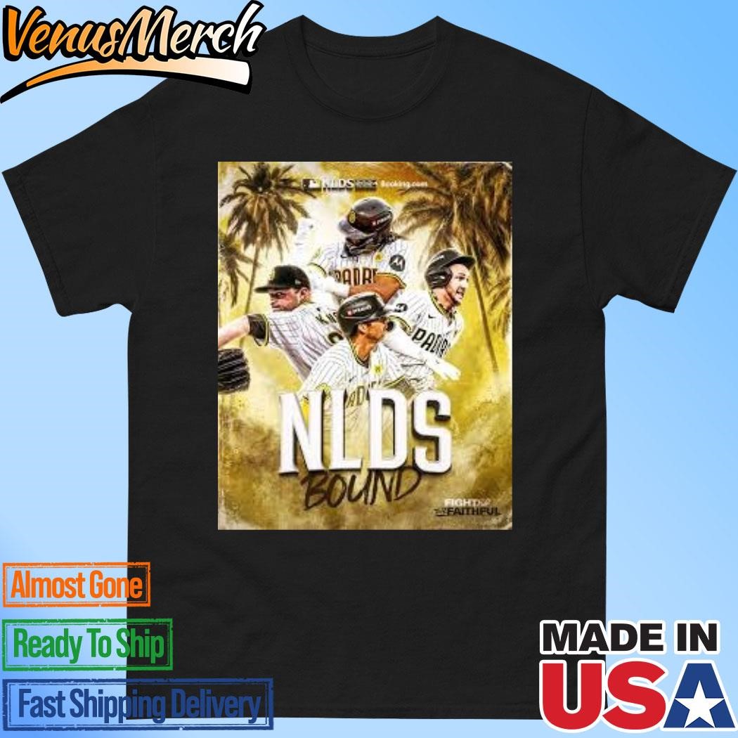 Official San Diego Padres MLB NLDS Bound 2024 Fight For The Faithful Vintage T-Shirt