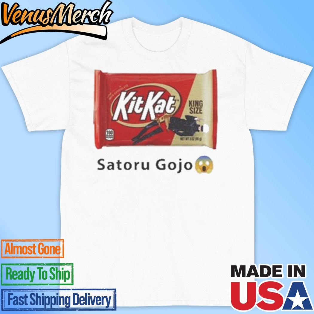 Official Satoru Gojo Kit Kat King Size Shirt