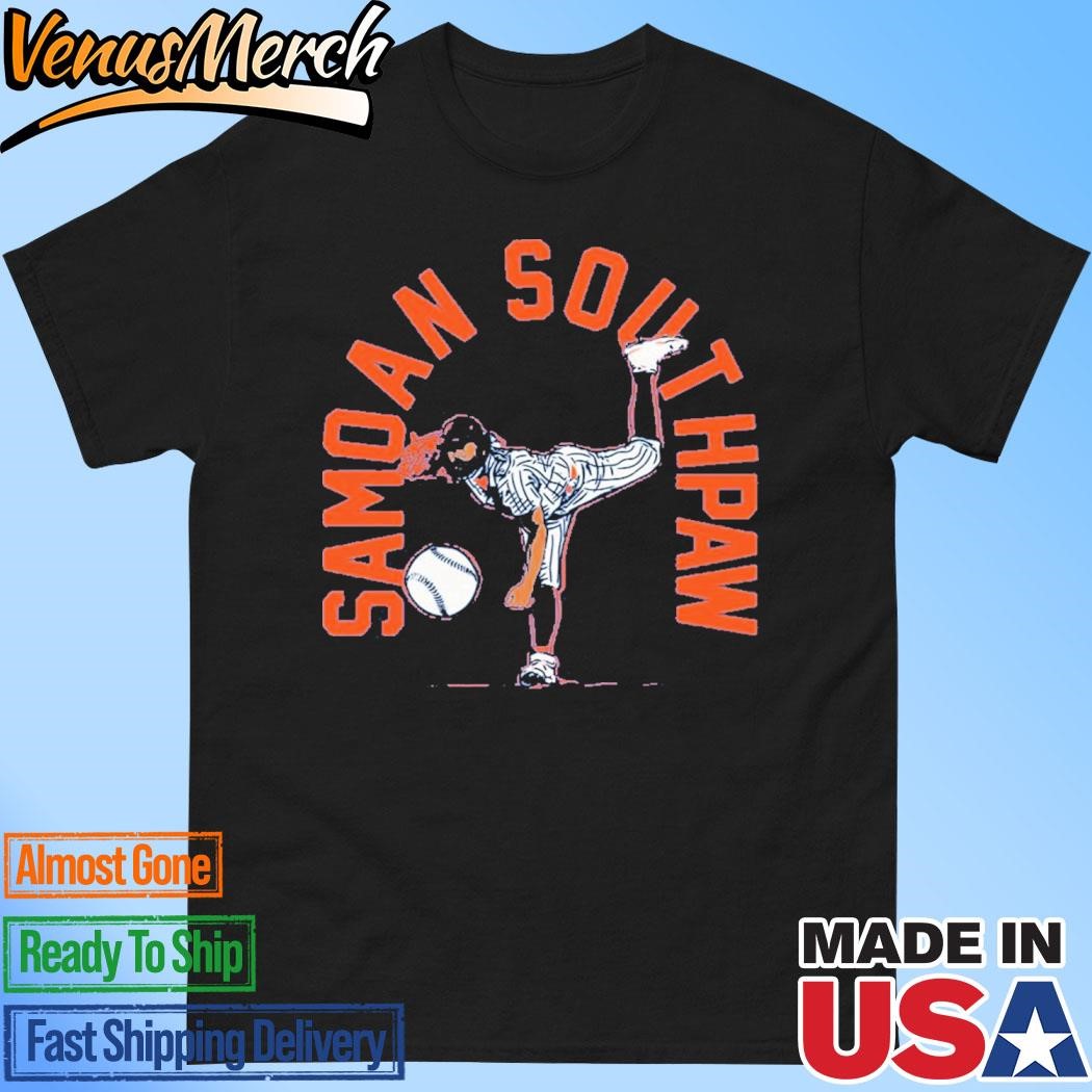 Official Sean Manaea Samoan Southpaw Shirt