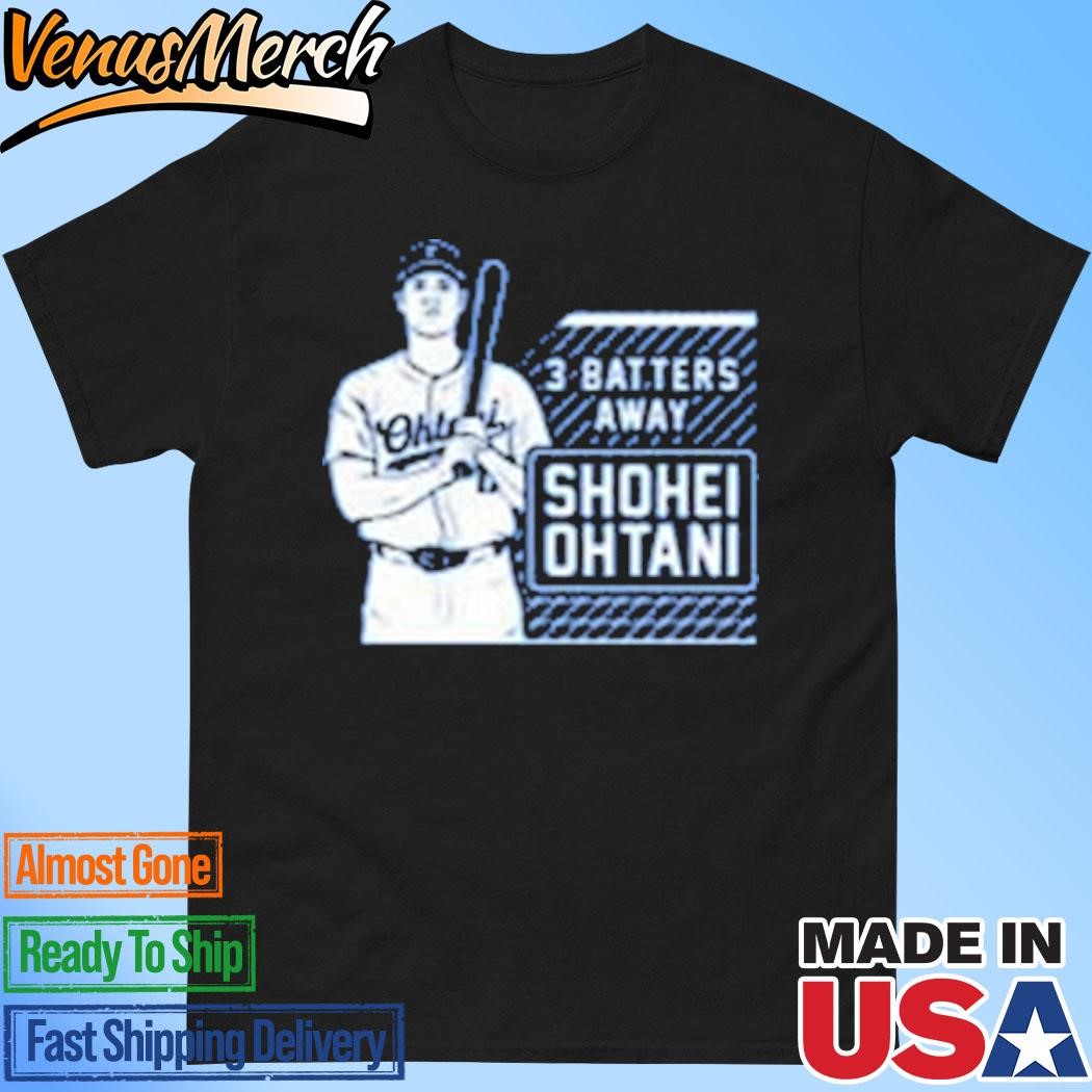 Official Shohei Ohtani Tracker 3 Batters Away Shirt