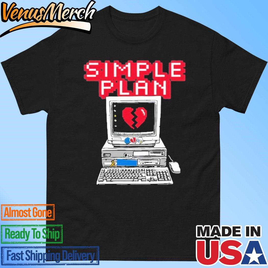 Official Simple Plan 90's Computer 2024 Shirt