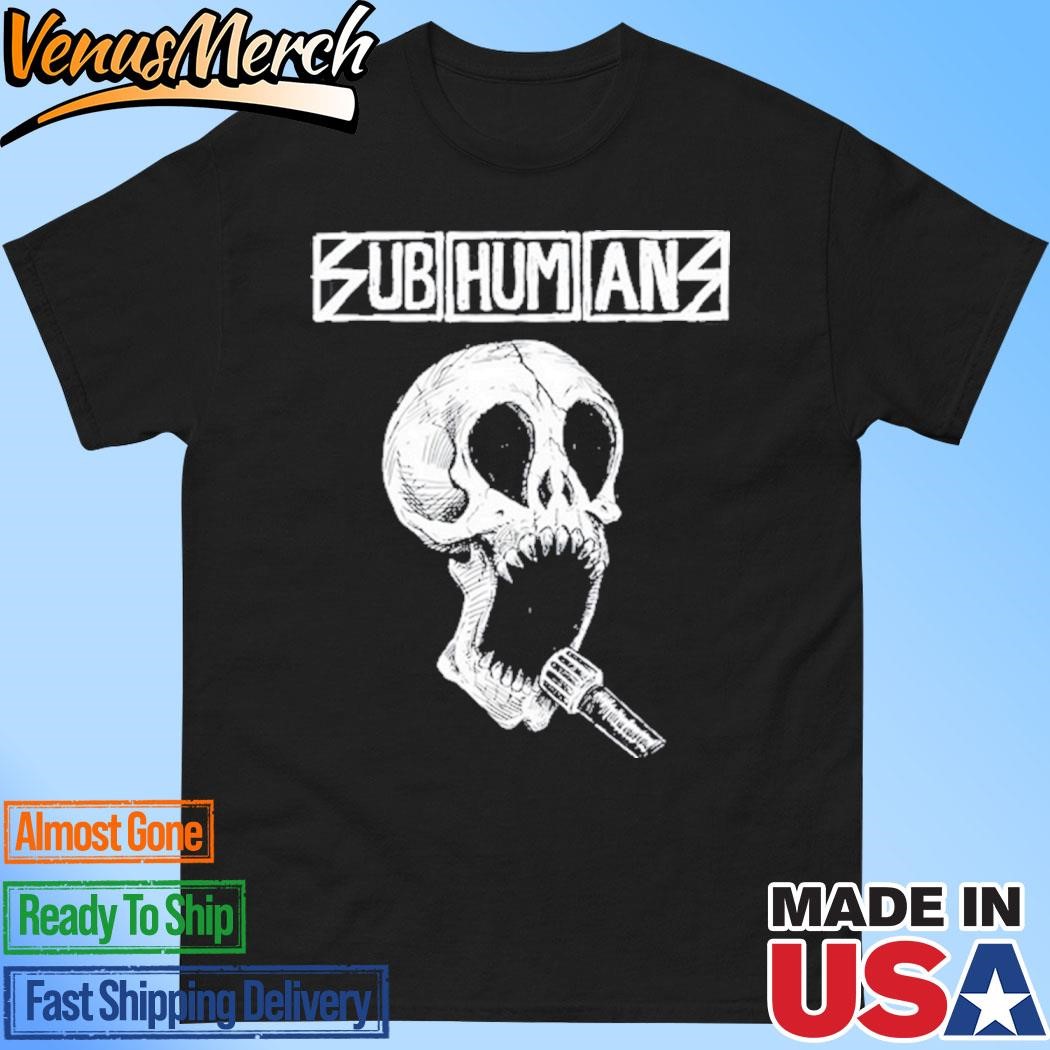 Official Skull and classic logo Subhumans Shirt