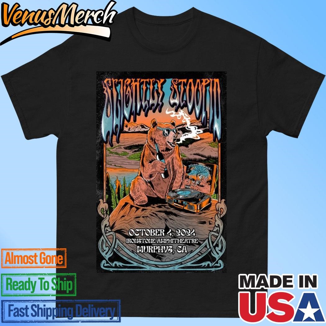 Official Slightly Stoopid Oct 4 2024 At Ironstone Amphitheatre, Murphys CA Concert Poster Shirt