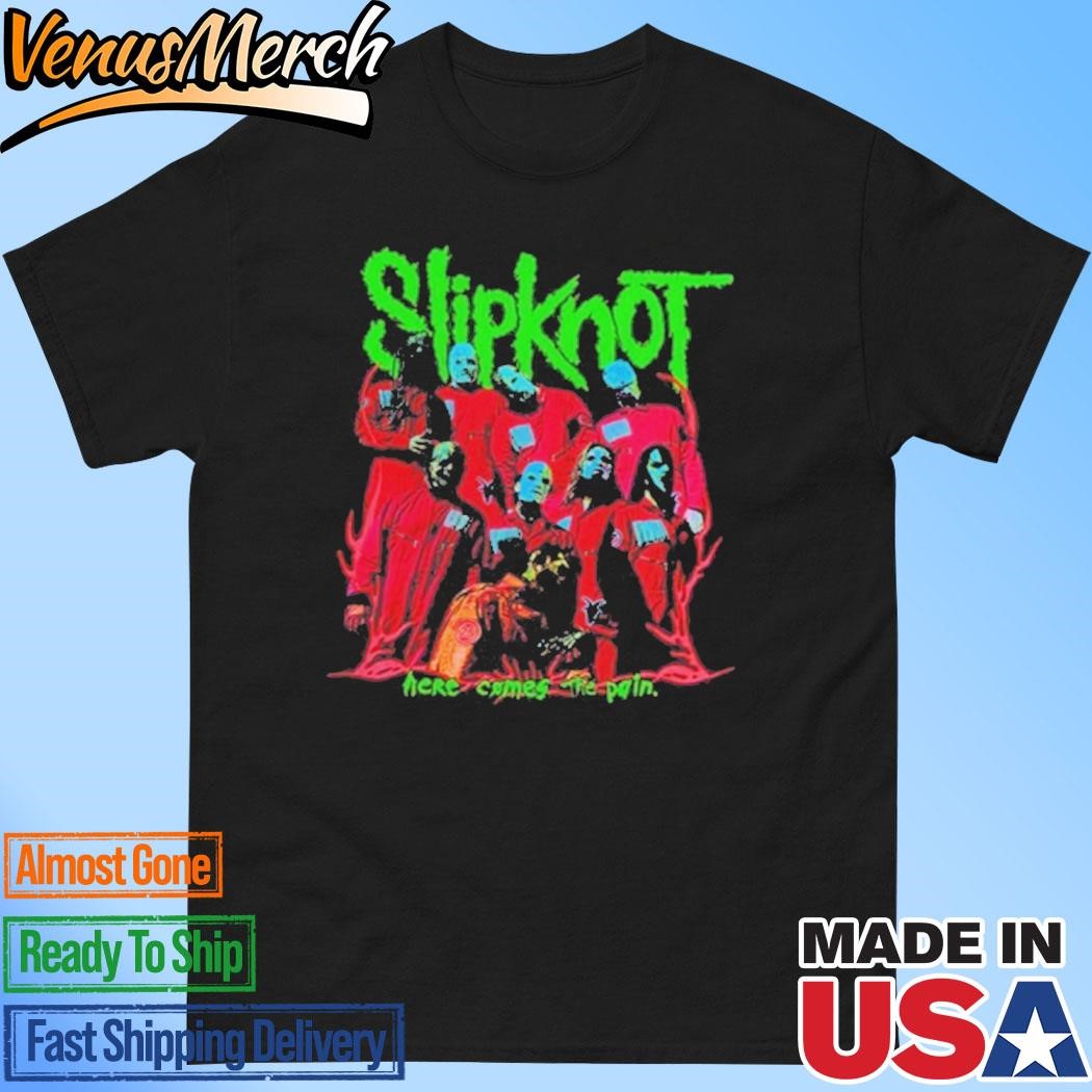 Official Slipknot Here Comes The Pain Photo 2024 Shirt