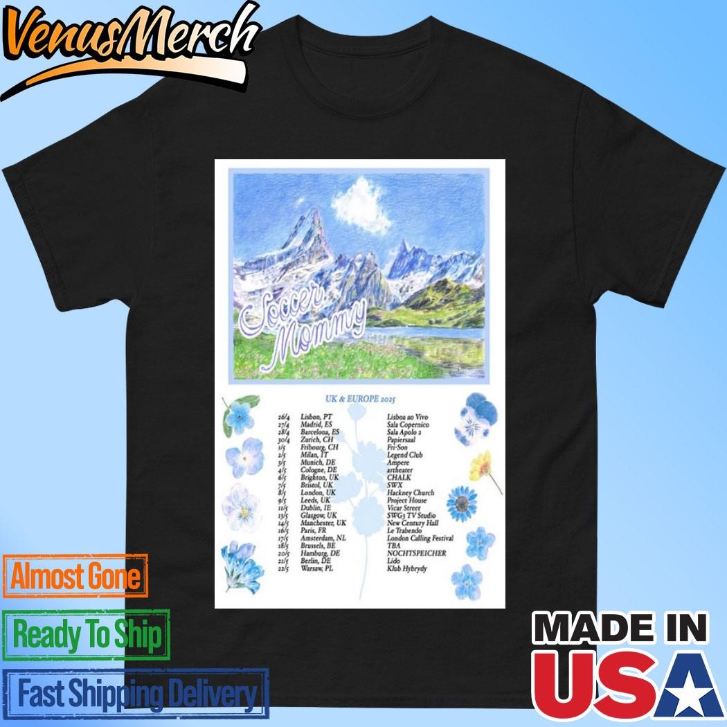 Official Soccer Mommy UK & EUROPE 2025 Poster Shirt