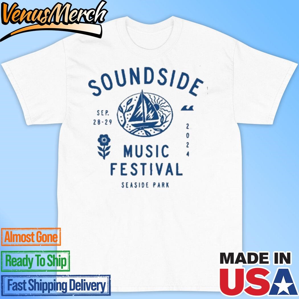 Official Soundside Music Festival Sailboat Longsleeve Lineup Shirt