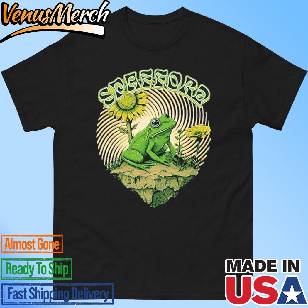 Official Spafford Frog Heather Military Green T-Shirt