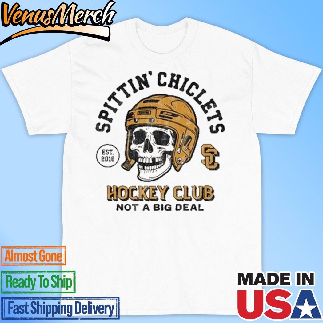 Official Spittin Chiclets Skull Helmet Shirt