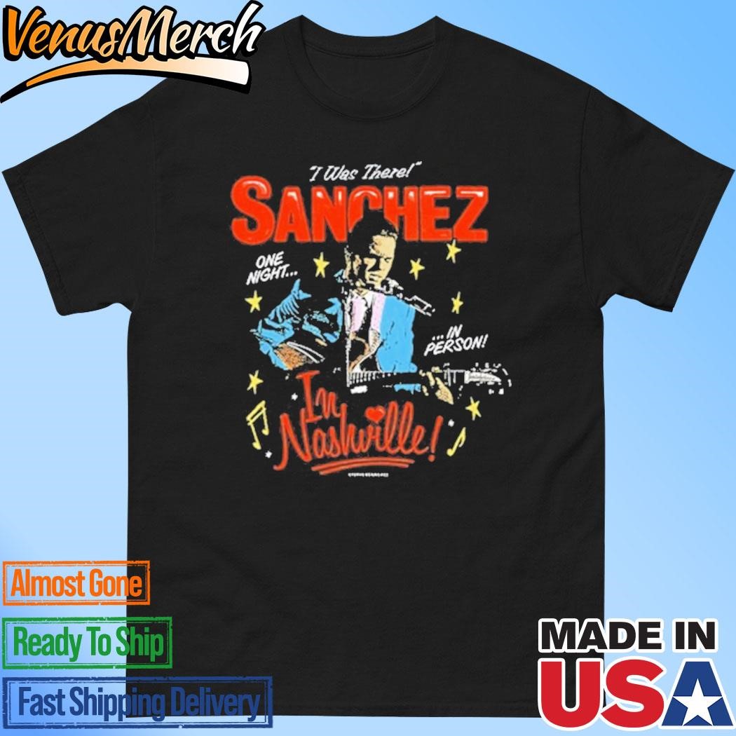 Official Stephen Sanchez One Night In Person In Nashville 2024 T-Shirt