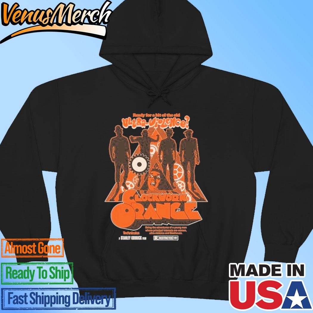 Official Studiohouse Designs A Clockwork Orange Pull Over Hoodie