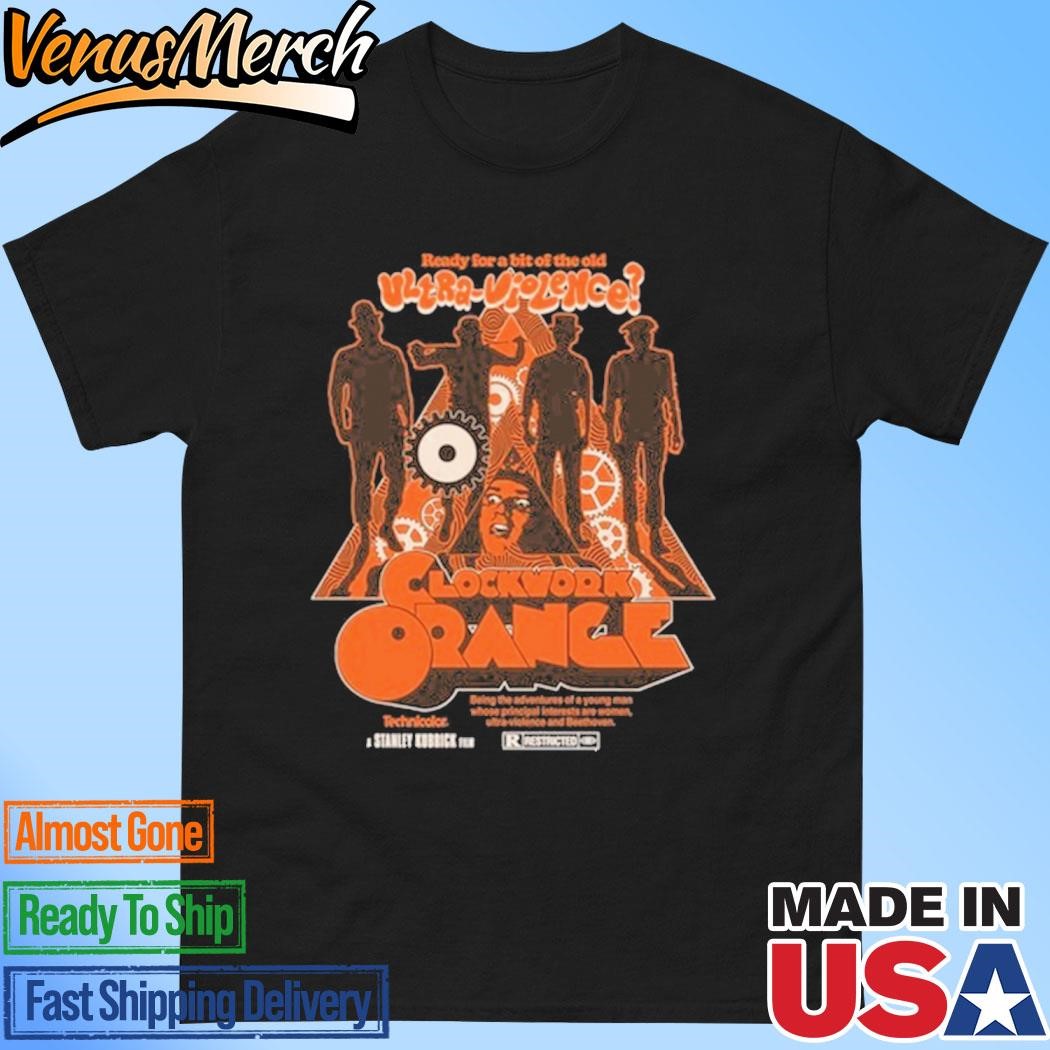 Official Studiohouse Designs A Clockwork Orange Pull Over T-Shirt