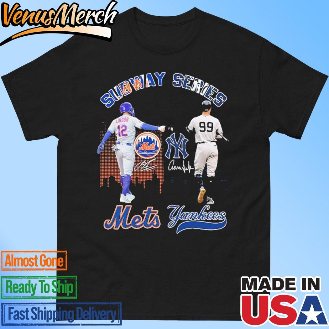 Official Subway Series Lindor Judge Mets Yankees Shirt