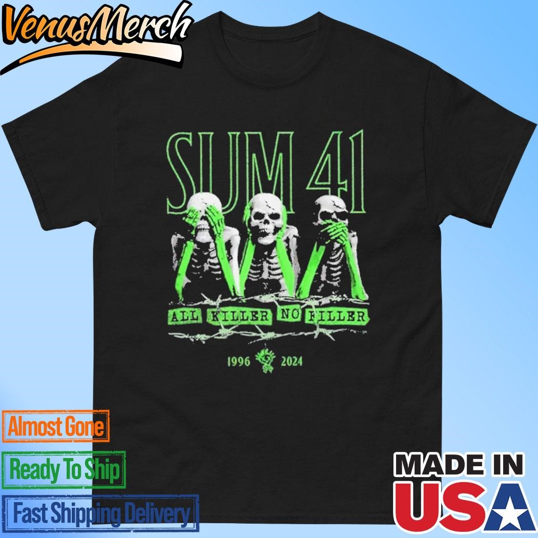 Official Sum 41 Skeletons All Killer Shirt