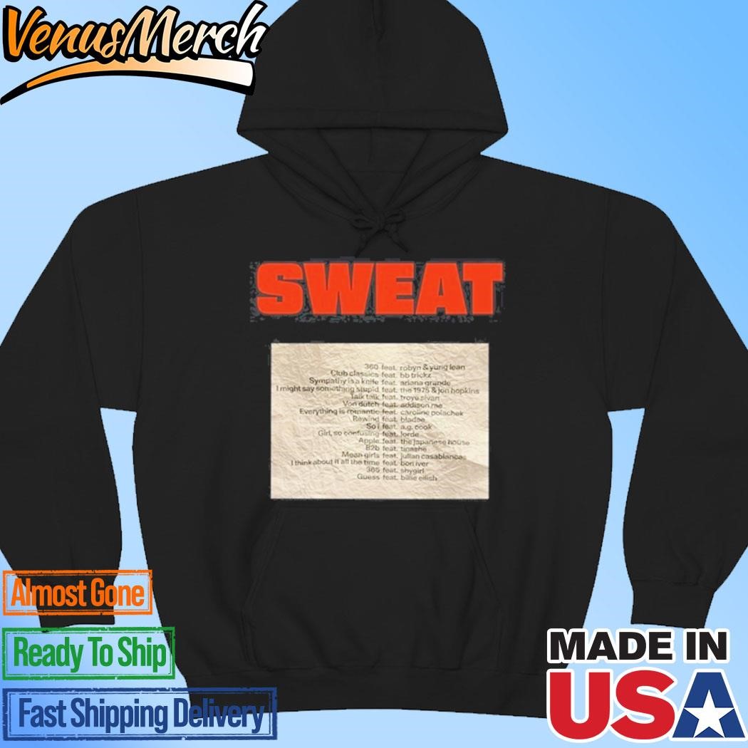 Official Sweat Logo The Crumpled Up Set List Hoodie