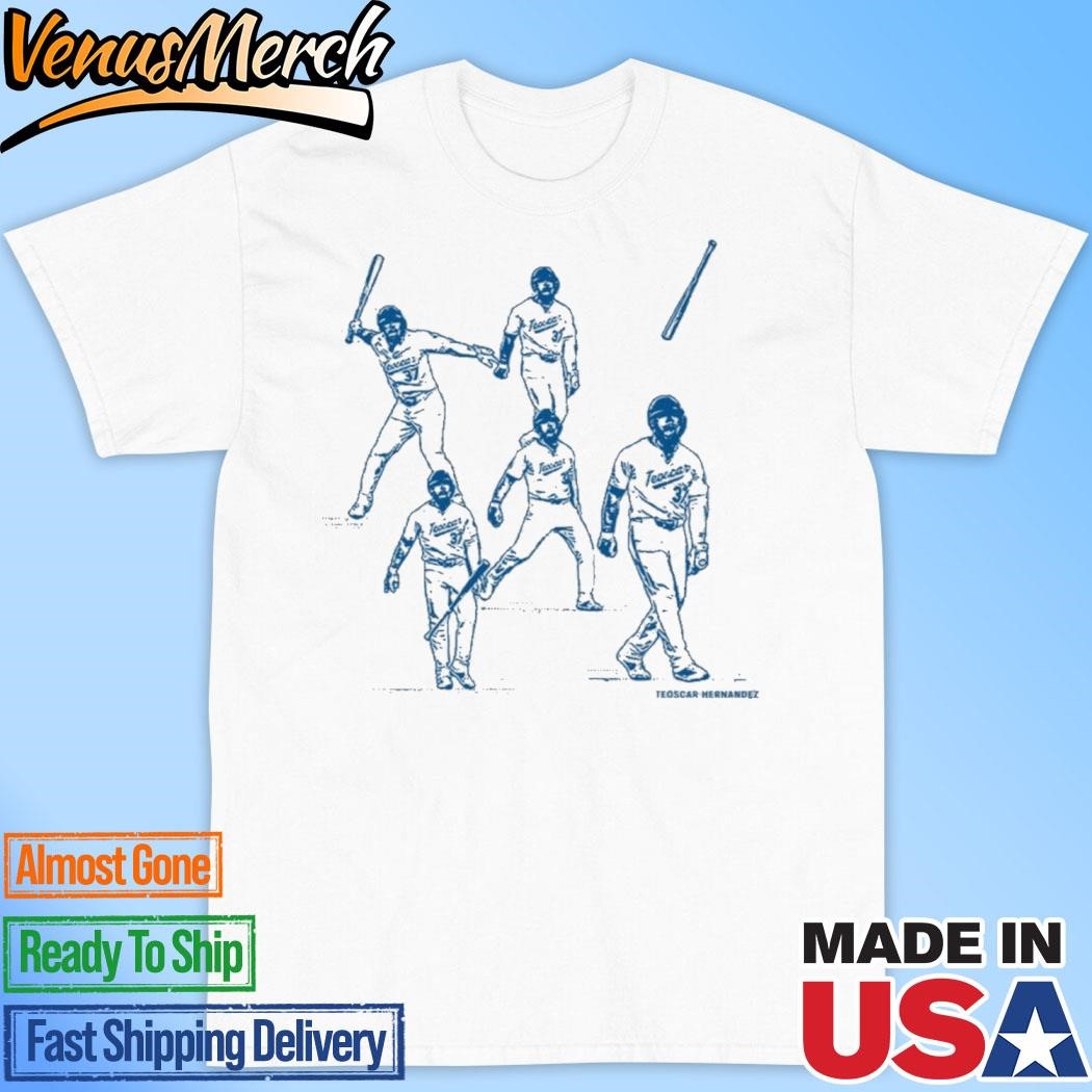 Official Teoscar Hernandez Los Angeles Dodgers Bat Flip Shirt