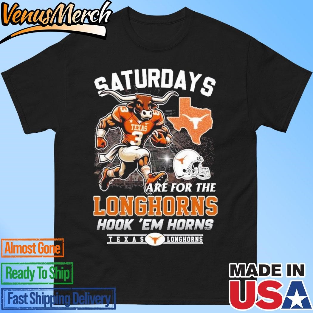 Official Texas Longhorns Saturdays Are For The Longhorns Hook ‘Em Horns T-Shirt