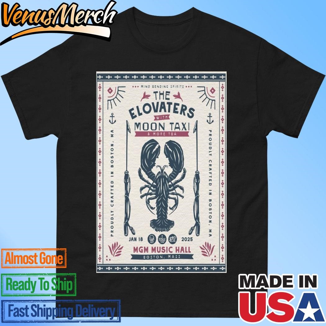 Official The Elovaters The MGM Music Hall at Fenway in Boston, MA Show Jan 18 2025 Poster Shirt