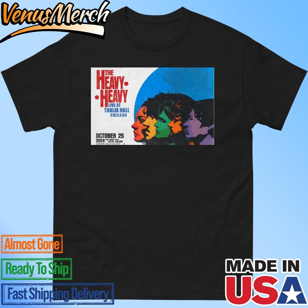 Official The Heavy Heavy Oct 25, 2024 Thalia Hall Chicago IL Event Poster Shirt