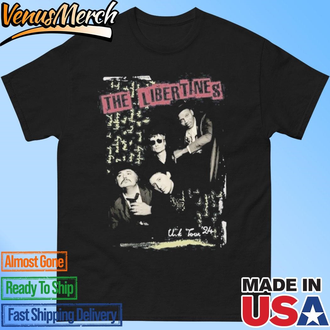 Official The Libertines UK Tour 24 Shirt