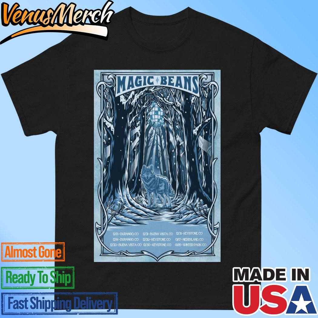 Official The Magic Beans Winter Tour 2024 Poster Shirt