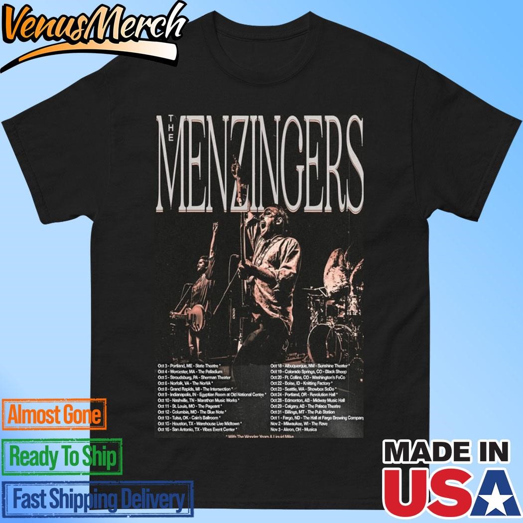 Official The Menzingers Tour October 2024 Poster Shirt