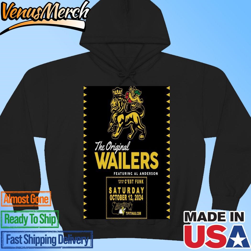 Official The OG Wailers Tipitina's New Orleans, LA Oct 12 2024 Tour Poster Hoodie