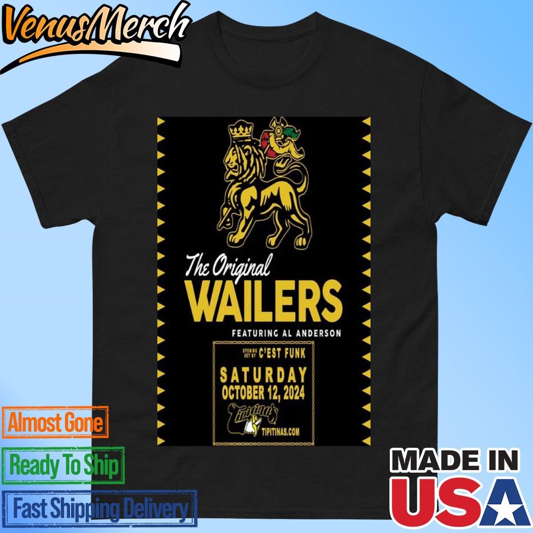 Official The OG Wailers Tipitina's New Orleans, LA Oct 12 2024 Tour Poster Shirt