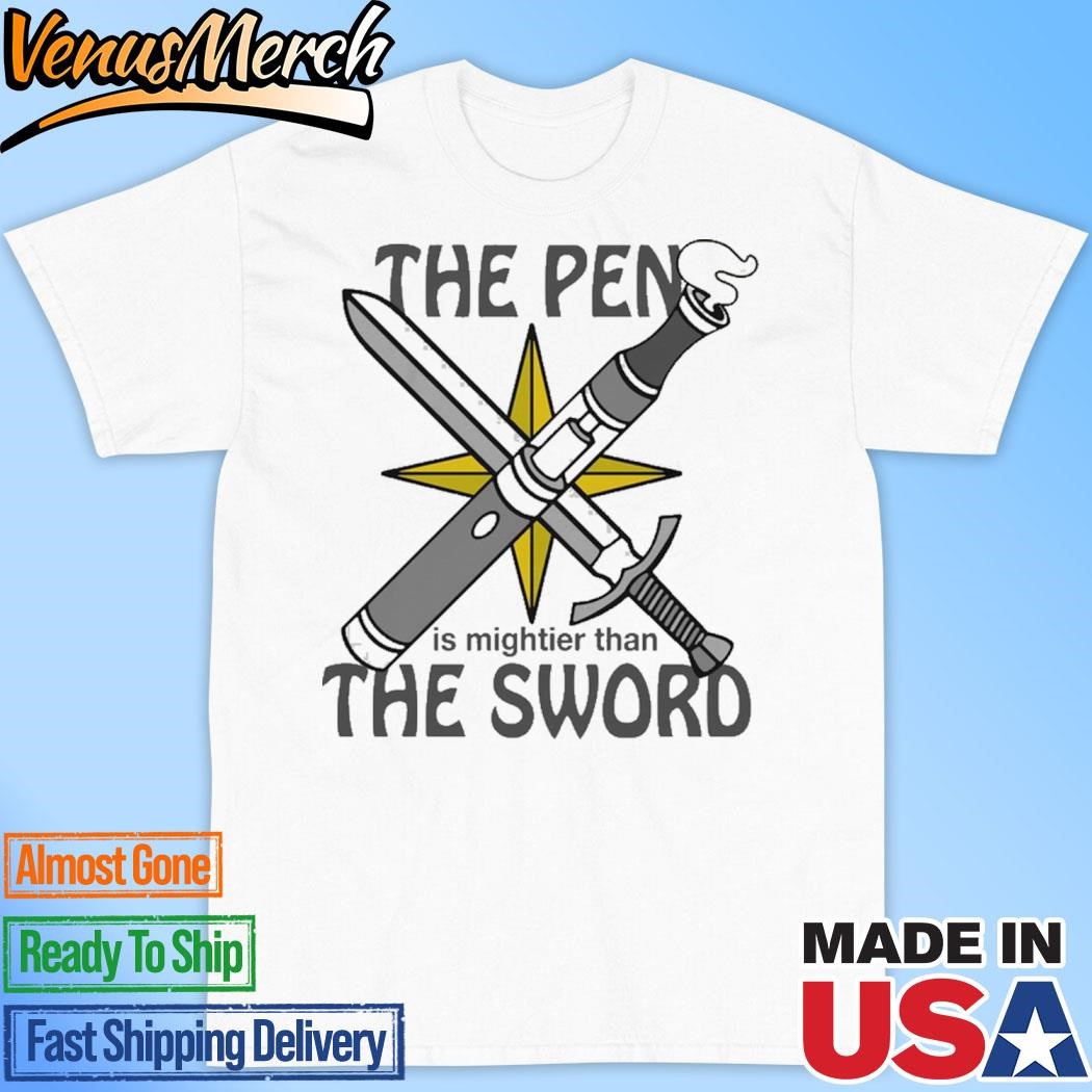 Official The Pen Is Mightier Than The Sword Shirt