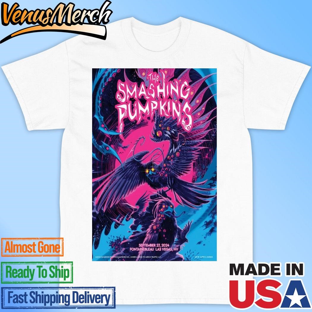 Official The Smashing Pumpkins Sep 27, 2024 Fontainebleau, Las Vegas, NV Poster Shirt