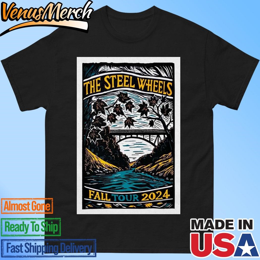 Official The Steel Wheels Fall 2024 Tour Poster Shirt